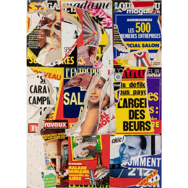 JACQUES   VILLEGLE' biografia artista