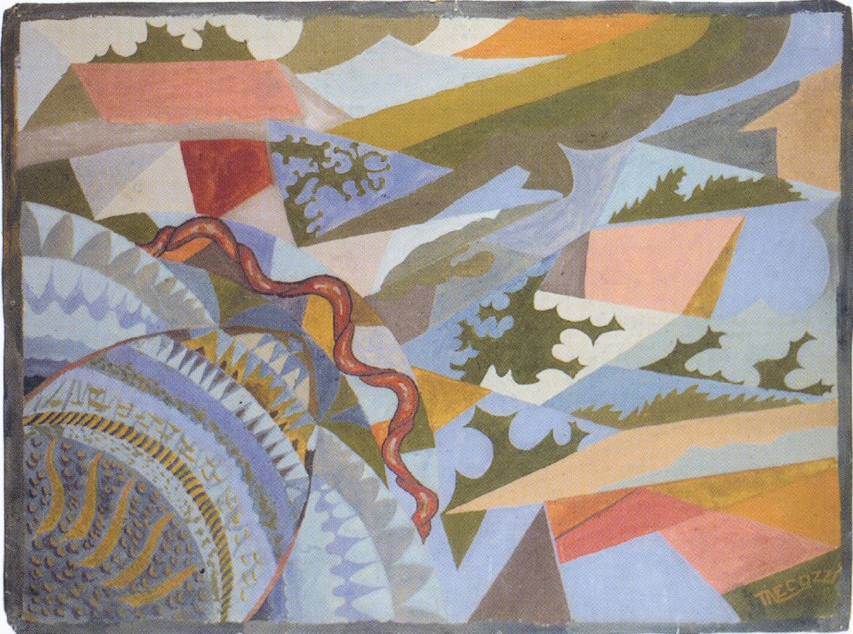 COMPOSIZIONE FUTURISTA  OSCAR   MECOZZI