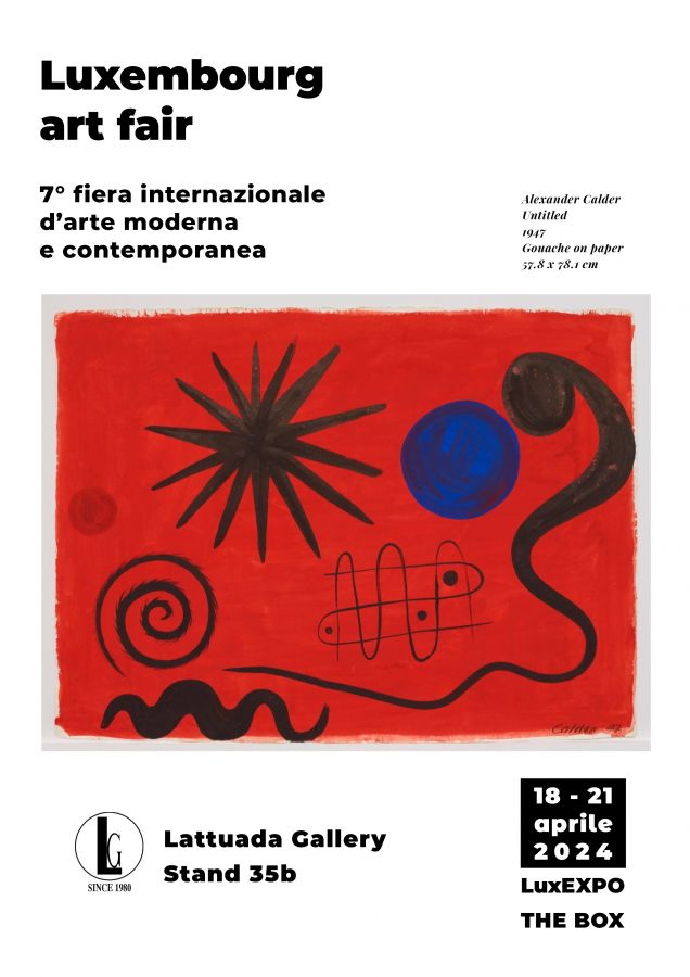 Luxembourg art fair | 18-21 aprile 2024 | stand 35 B | Luxexpo the box | hall 3 | entrata sud | Rue carlo hemmer L-1347 Luxembourg Kirchberg